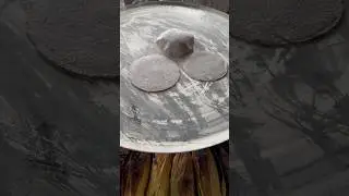 #cocina#haciendo tortillas de ma&iacute;z azul#masa#nixtamal
