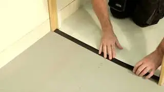How to install reducing strip grabfast gold spray adhesive for when the flooring heights differ