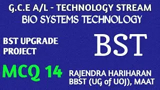 BST UPGRADE PROJECT ( MCQ 14 ) - BIO SYSTEMS TECHNOLOGY | TAMIL | BST MCQ EXPLANATION FOR BIO TECHIE