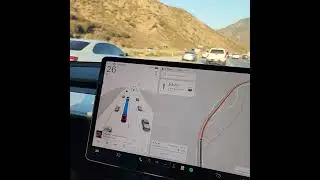 Tesla full self-driving  #tesla #autodriving #california #evcar #safedriving