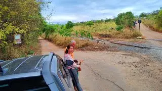 A EMO&Ccedil;&Atilde;O DE VER UM TREM PASSANDO A TODA VELOCIDADE COM A FAM&Iacute;LIA!
