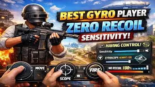 Best Gyro player sensitivity| 0 recoil | All My settings (controls sensitive Audio) &hearts;️
