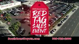 Мероприятие по продаже автомобилей Toyota Red Tag на южном побережье