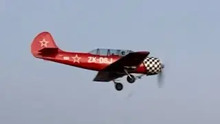 Yak-52 takeoff / landing ZK-DSJ