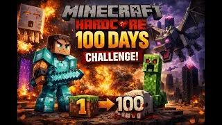 100 DAYS in Minecraft Hardcore Survival | Exploring Nether | Series 2 (34/100)