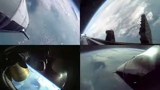 IFT 9 Booster Separation 4 way view