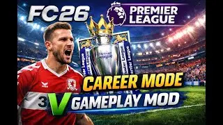 EA Sports FC 26 Modded Gameplay Premier League Journey with Middlesbrough | Game 2