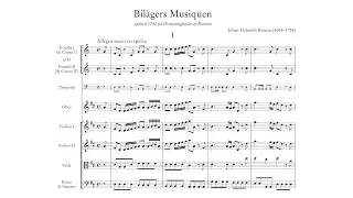 Johan Helmich Roman &ndash; Bil&auml;gers Musiquen (Drottningholmsmusiken)