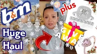 B&M | B&M HAUL 2021 UK | B&M CHRISTMAS HAUL 2021 + JEWELRY GIVEAWAY 2021 | @thepottedoasis