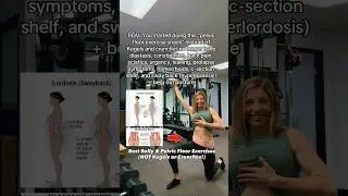 Best Belly & Pelvic Floor Exercises (NOT Kegels or Crunches!) #mom #pregnancy #core #fitness #doctor