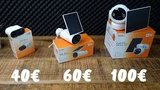 Günstige Überwachungskameras im Vergleich!🕵️ (IMOU Cell Go, Cell PT, 3C)