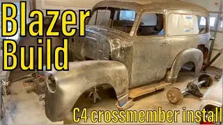 1951 Chevy Blazer Build C4 Suspension Install