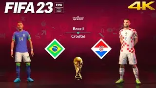FIFA 23 - Brazil vs. Croatia - FIFA World Cup Qatar Final | PS5&trade; Gameplay [4K 60FPS] Next Gen