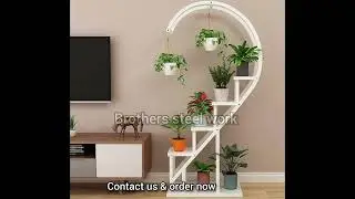 Plants ☘️🌿 Stand Designs | Brothers steel work #steeldesign #steelart #home #homedecor #plants