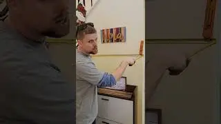 Tape measure trick for finding the center #diy #tools #handyman