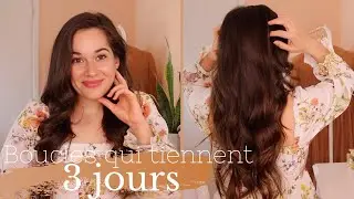 MA TECHNIQUE POUR DE JOLIES BOUCLES QUI TIENNENT | Cheveux Longs et Lisses |  Lauriane Villa
