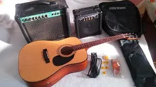 Cort AD810 Электроакустика Комбики - Stagg GA20 и Emiter-S GA15. Электроакустическая гитара