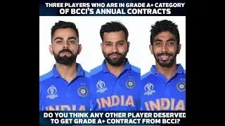 Bcci contract list grade wise players for indian cricket team