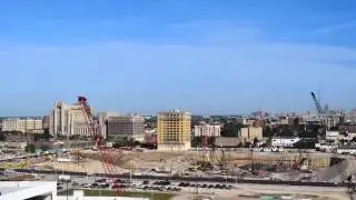 Time lapse video shows Little Caesars Arena construction from ground up