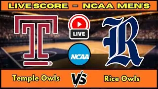 🔴 LIVE: Temple at Rice | NCAA Men's Basketball Scoreboard | American Athletic Conference | Jan 21