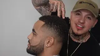 HOW TO CUT | CURLY TOP DROP FADE | BY JAY TEE THE BARBER