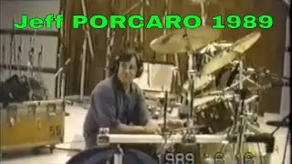 🥁  JEFFREY THOMAS PORCARO - RECORDING SESSION - 1989 - JAPAN