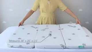 Biloban Tri fold Pack n Play Mattress Topper