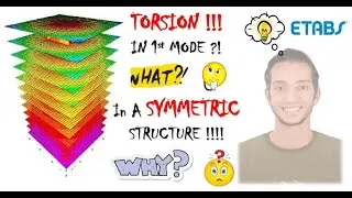 How to Avoid Torsion in 1st and 2nd modes | Torsional vs. Lateral Stiffness | ETABs | Hossam Mostafa