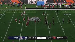 Arizona vs Oregon State College Football 25 week 14