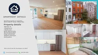 FOR RENT: Luxury Apartment Tour in Georgetown - 3032 Q Street, NW #B, Washington, DC 20007