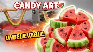 #2 Amazing Handmade Watermelon Candy Making Process!