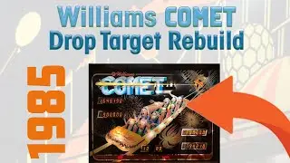 1985 Williams Pinball Comet Drop Target Rebuild Pinball Repair #comet #williams #pinball #system 9