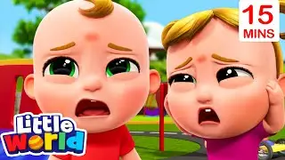 Be Careful When You Play | Little World - Sports & Games Cartoons for Kids