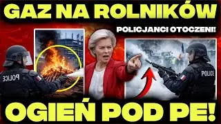 STRASBURG PŁONIE! Rolnicy kontra UE – GAZ, OGIEŃ i NOCNA BLOKADA Parlamentu