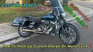 How To Hook Up Custom Motorcycle Stereo Bluetooth