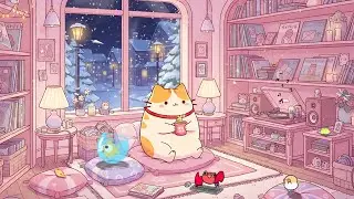 Milky Cat's Vinyl Collection 🎵 Pink Lofi Hip Hop 🌸 Chill Beats for Music Lovers & Relax