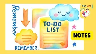 Super Easy Notes Drawing ✏️ | Anyone Can Draw This |  #notesdrawing #easydrawing #simplenotes