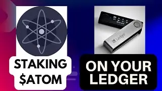 Staking Cosmos ATOM On Your Ledger #passiveincome #cosmoshub #stakingcrypto #ledger $ATOM