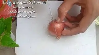 Onion Mix Ginger With Coffee ~ The Secret Nobody Will Never Tell You - Simple Recipe