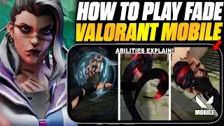FADE Agent - Abilities in VALORANT Mobile | Best Tips & Tricks , New Update ? 🔥