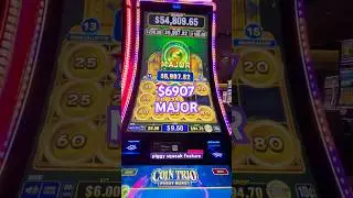 MAJOR win on high limit Coin Trio Piggy Burst slot machine #slots #jackpot #handpay #vegas