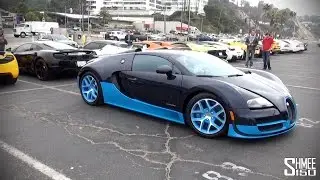 Supercars Arrive for Fuel Run 2014 - Huayra, Vitesse, Aventadors