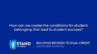 How can we create the conditions for student belonging that lead to student success?