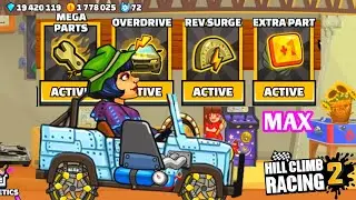 Hill Climb Racing 2 | New Mastery Jeep MAX Level 🤩 | Fahad games pk 