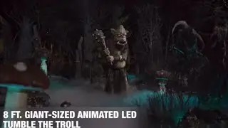 Home Depot Halloween Tumble the Troll Animatronic