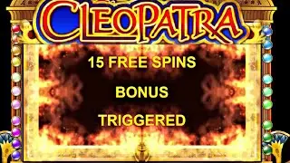 Cleopatra Paid This Free Spins Bonus Round In Seconds! Classic UK Slot 10p Gamer!