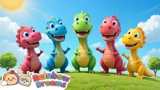 Learn Colors with Dinosaurs  | Fun Kids Song & Dino Dance Party | Playful Songs for Kids