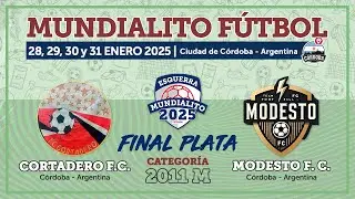 2011 - FINAL PLATA - Cortadero FC (C&oacute;rdoba, Argentina) vs Modesto FC (C&oacute;rdoba, Argentina)