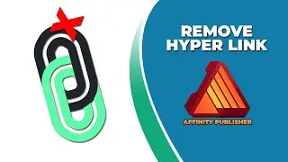 How to remove hyper link in affinity publisher