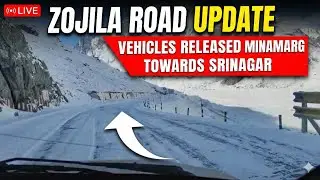 #today#Zojilaupdate#All vehicles release Minamarg towards Srinagar#Zojilasnowfall #zojilaupdate